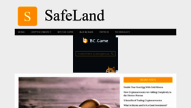 What Safeland.xyz website looked like in 2020 (3 years ago)