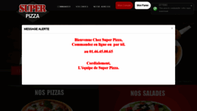 What Super-pizza.fr website looked like in 2020 (3 years ago)