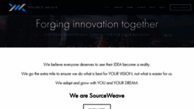 What Source-weave.com website looked like in 2020 (3 years ago)