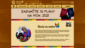 What Skolanawebe.sk website looked like in 2020 (3 years ago)