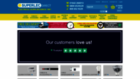 What Superlecdirect.com website looked like in 2020 (3 years ago)
