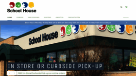 What Schoolhousegb.com website looked like in 2020 (3 years ago)