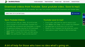 What Savemedia.website website looked like in 2020 (3 years ago)