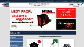 What Szerszamesgep.hu website looked like in 2020 (3 years ago)