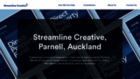 What Streamlinecreative.co.nz website looked like in 2020 (3 years ago)