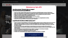 What Spin-off.fr website looked like in 2020 (3 years ago)
