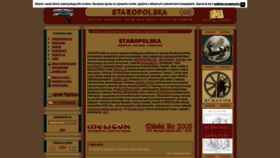 What Staropolska.pl website looked like in 2020 (3 years ago)