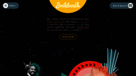 What Smilebooth.com website looked like in 2020 (3 years ago)