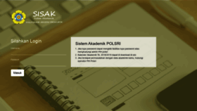 What Sisak.polsri.ac.id website looked like in 2020 (3 years ago)