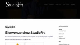 What Studiofrt.com website looked like in 2020 (3 years ago)
