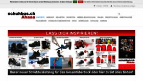 What Schuhbus.ch website looked like in 2020 (3 years ago)