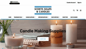 What Scentssoapsandcandles.co.uk website looked like in 2020 (3 years ago)