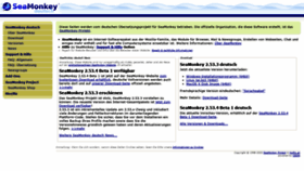 What Seamonkey.at website looked like in 2020 (3 years ago)