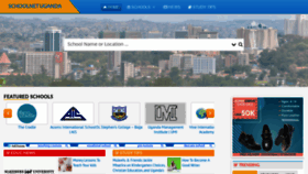 What Schoolnetuganda.com website looked like in 2020 (3 years ago)