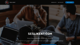 What Seslikent.com website looked like in 2020 (3 years ago)