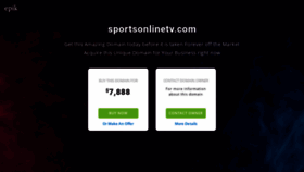 What Sportsonlinetv.com website looked like in 2020 (3 years ago)