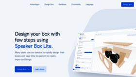 What Speakerboxlite.com website looked like in 2020 (3 years ago)