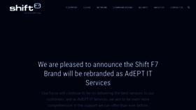 What Shiftf7.com website looked like in 2020 (3 years ago)