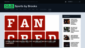 What Sportsbybrooks.com website looked like in 2020 (3 years ago)