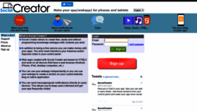 What Socialcreator.com website looked like in 2020 (3 years ago)