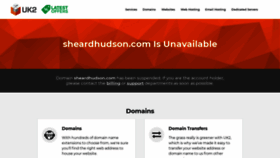 What Sheardhudson.com website looked like in 2020 (3 years ago)