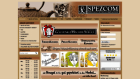 What Spezicom.de website looked like in 2020 (3 years ago)