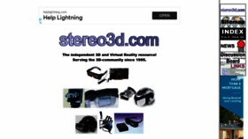 What Stereo3d.com website looked like in 2020 (3 years ago)