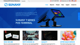 What Sunany.com website looked like in 2020 (3 years ago)