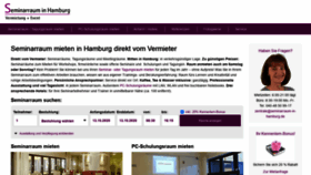 What Seminarraum-in-hamburg.de website looked like in 2020 (3 years ago)