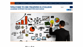 What Sbi-training.com website looked like in 2020 (3 years ago)