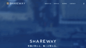 What Shareway.jp website looked like in 2020 (3 years ago)
