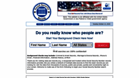 What Ssn-records.org website looked like in 2020 (3 years ago)