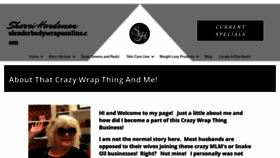 What Slenderbodywrapsonline.com website looked like in 2020 (3 years ago)