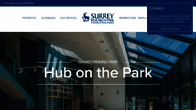 What Surrey-research-park.com website looked like in 2020 (4 years ago)