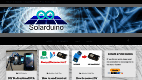 What Solarduino.com website looked like in 2020 (3 years ago)