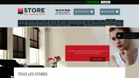 What Storesurmesure.com website looked like in 2020 (3 years ago)