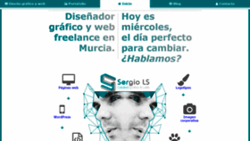 What Sergioweb.es website looked like in 2020 (3 years ago)