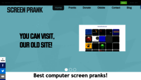 What Screenprank.com website looked like in 2020 (3 years ago)