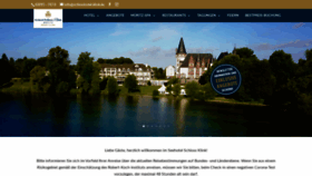 What Schlosshotel-klink.de website looked like in 2020 (3 years ago)