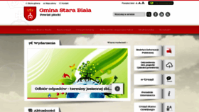 What Starabiala.pl website looked like in 2020 (3 years ago)