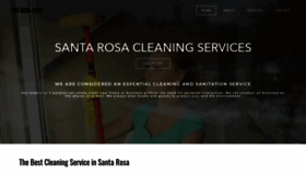 What Santarosacleaningservice.com website looked like in 2020 (3 years ago)