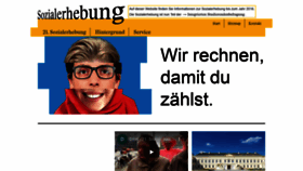 What Sozialerhebung.de website looked like in 2020 (3 years ago)