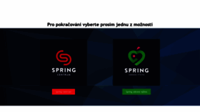 What Springcentrum.cz website looked like in 2020 (3 years ago)