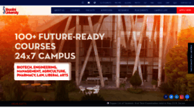 What Shooliniuniversity.com website looked like in 2020 (3 years ago)