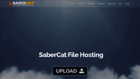 What Sabercathost.com website looked like in 2020 (3 years ago)