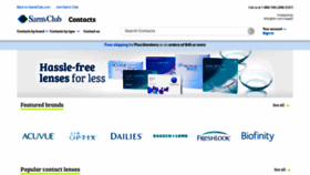 What Samsclubcontacts.com website looked like in 2020 (3 years ago)