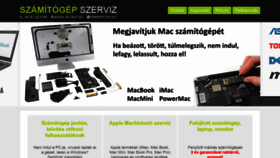 What Szamitogep-szerviz-javitas.hu website looked like in 2020 (3 years ago)