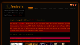 What Spaleela.com website looked like in 2020 (3 years ago)