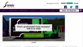 What Simplywastesolutions.co.uk website looked like in 2020 (3 years ago)