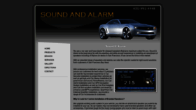 What Soundandalarm.com website looked like in 2020 (3 years ago)